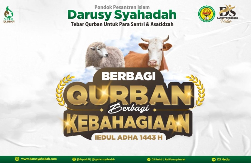 Semarak Idul Adha 1443 H, Darusy Syahadah Sukseskan Program Berbagi Qurban