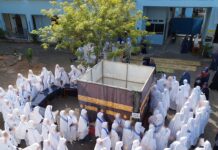Santriwati Ikuti Program Manasik Haji di Pesantren Santriwati Ikuti Program Manasik Haji di Pesantren