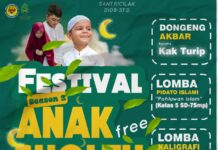 Festival Anak Sholeh Season 2: Kembangkan Potensi Menjadi Generasi Qur’ani dan Berprestasi