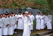 Santri Darusy Syahadah Antusias Ikuti Pelatihan Manasik Haji