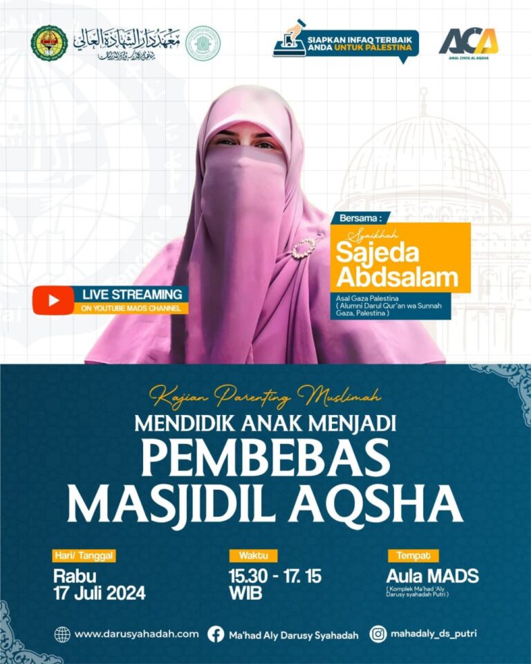 MADS-Event – Kajian Parenting bersama Syeikhah Sajeeda Abdussalam